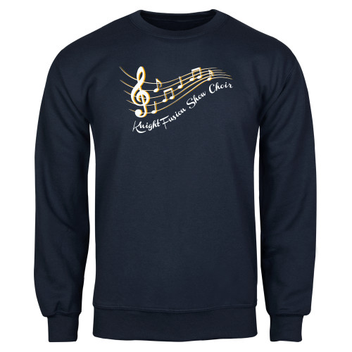  Navy Fleece Crew - Knight Fusion Show Choir Music Bar