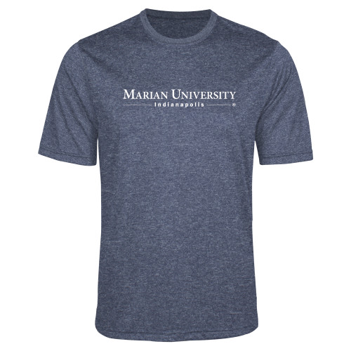  Navy Heather Performance Contender Tee - Primary Mark