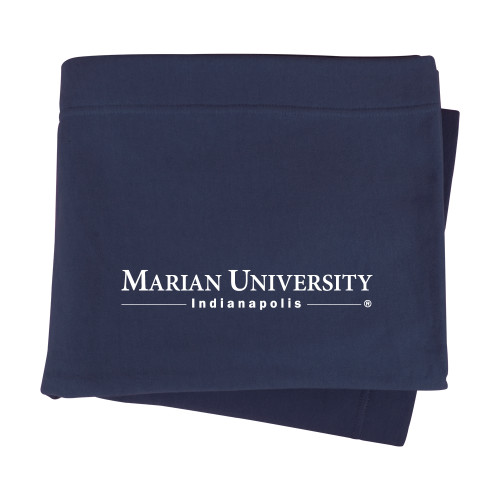  Navy Sweatshirt Blanket - Primary Mark