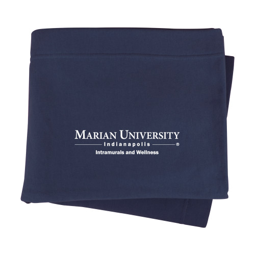  Navy Sweatshirt Blanket - Intramurals and Wellness