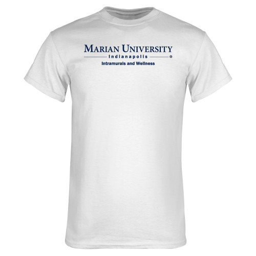  White T Shirt - Intramurals and Wellness