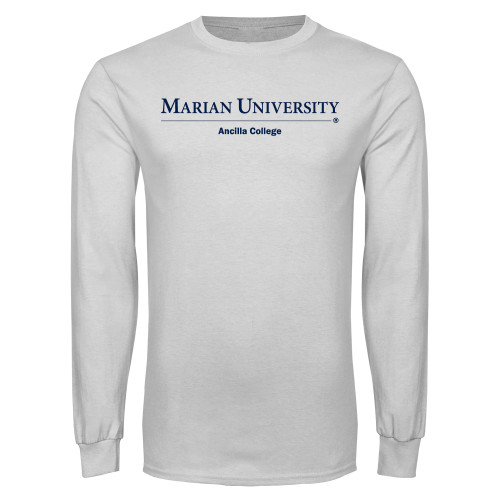  White Long Sleeve T Shirt - Ancilla College