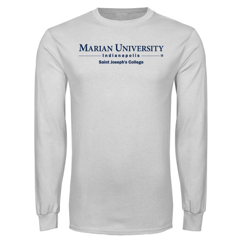  White Long Sleeve T Shirt - St Joseph College