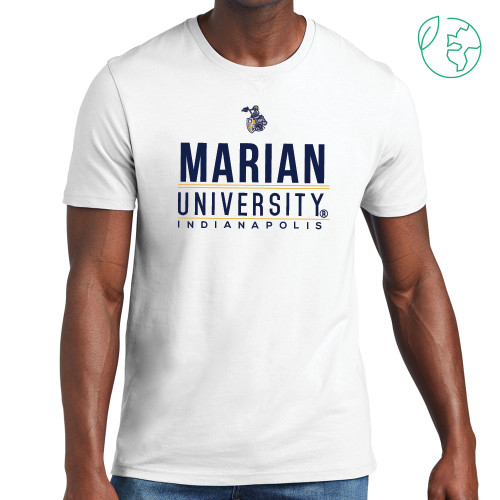  Allmade White Organic Cotton Tee - Primary Mark