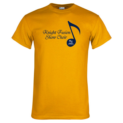  Gold T-Shirt - Knight Fusion Show Choir Music Note