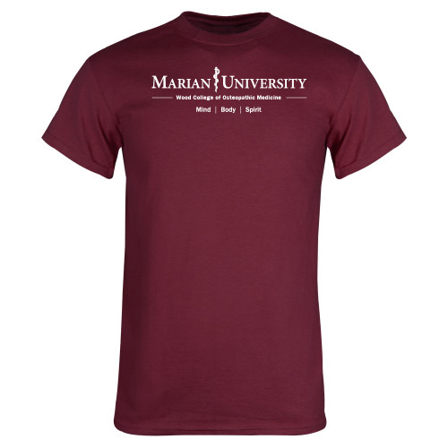  Maroon T Shirt - COM Alt - Mind Body Spirit