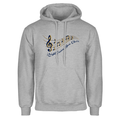  Grey Fleece Hoodie - Knight Fusion Show Choir Music Bar