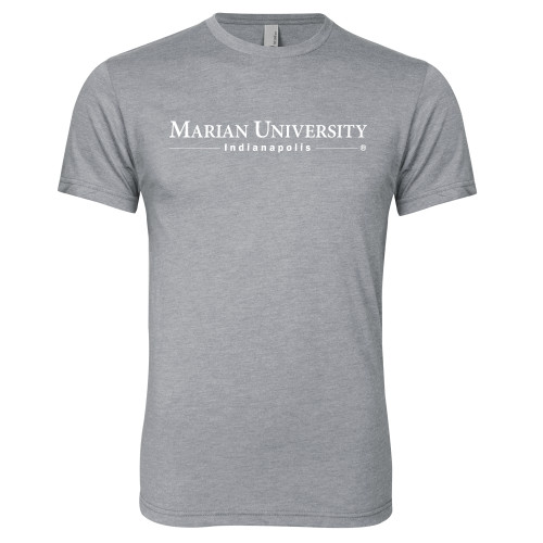  Next Level Heather Grey Triblend Tee - Primary Mark