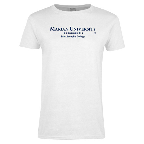  Womens White Short Sleeve Tee - St Joseph College