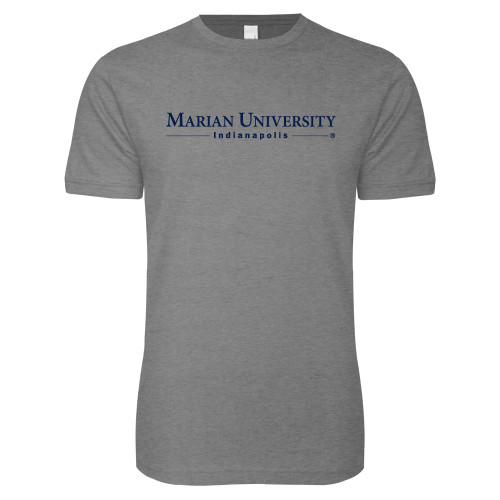  Next Level Heather Grey SoftStyle T Shirt - Primary Mark