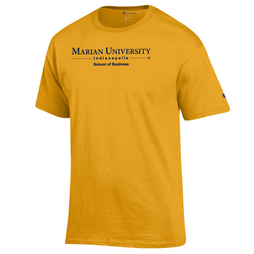  Champion Gold T Shirt - Byrum  School of Business Horizontal