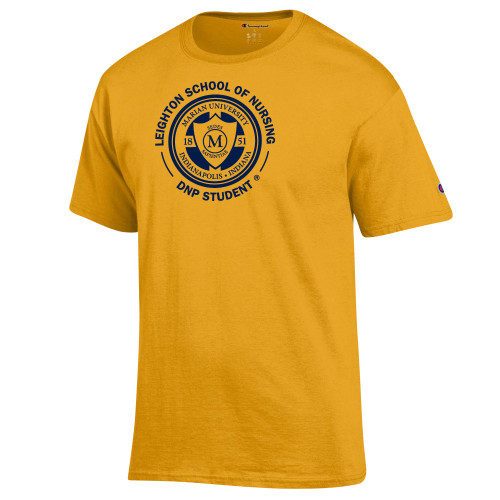  Champion Gold T Shirt - Leighton School of Nursing