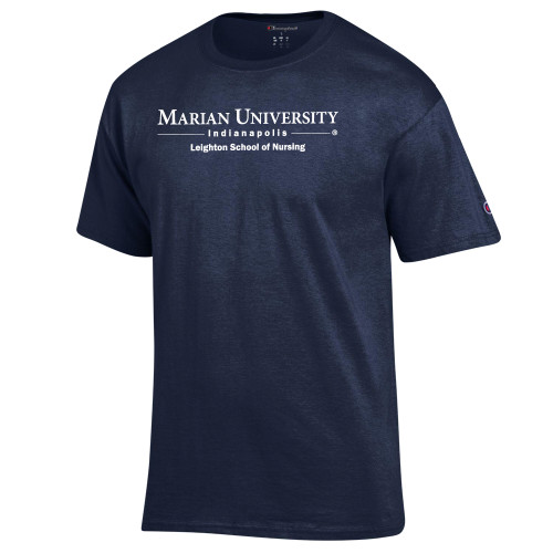  Champion Navy T Shirt - Leighton School of Nursing