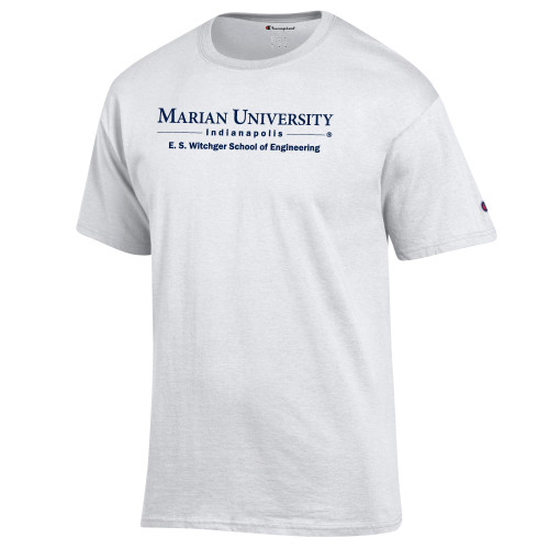  Champion White T Shirt - E S Witchger School of Engineering