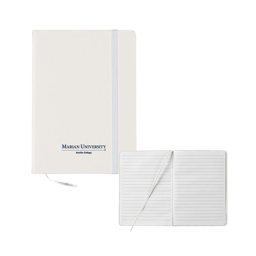  5x7 White Hard Cover Journal - Ancilla College