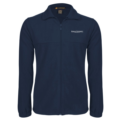  Navy Fleece Full Zip  Jacket - Primary Mark