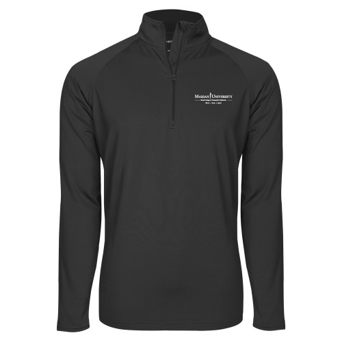  Sport Tek Charcoal Sport Wick Stretch 1/2 Zip Pullover - COM Alt - Mind Body Spirit