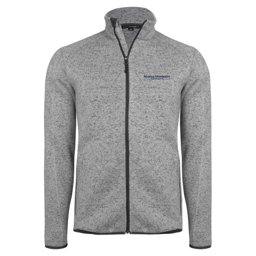  Grey Heather Sweater Fleece Jacket - Primary Mark
