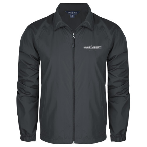  Charcoal Full Zip Wind Jacket - COM Alt - Mind Body Spirit