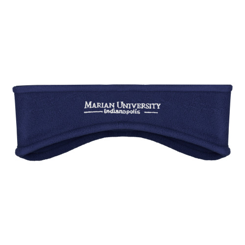  Navy Stretch Fleece Headband - Primary Mark