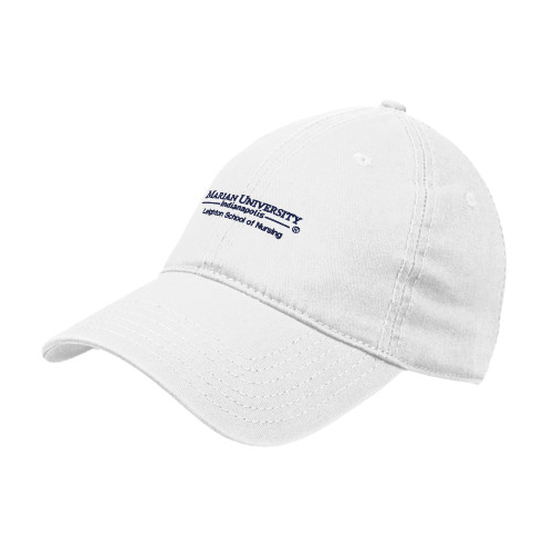 Main Image for  White Unstructured Adjustable Low Profile Hat