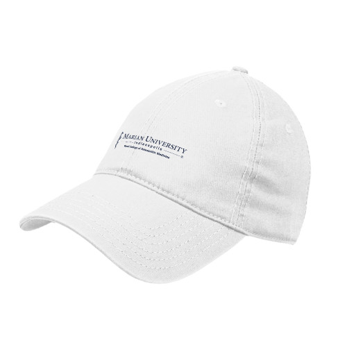  White Unstructured Adjustable Low Profile Hat - College of Osteopathic Medicine