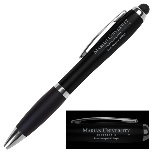  LIGHT UP LOGO Black Stylus Pen - St Joseph College Engraved