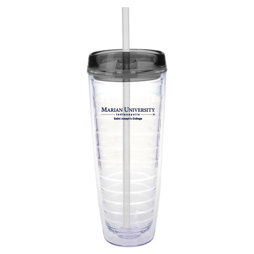  Tritan Double Wall Tumbler w/Charcoal Top 26oz - St Joseph College