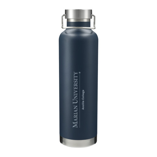  Thor Copper Vacuum Insulated Navy Bottle 32oz - Ancilla College Engraved