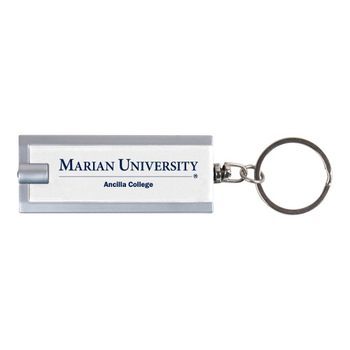  Turbo White Flashlight Key Holder - Ancilla College