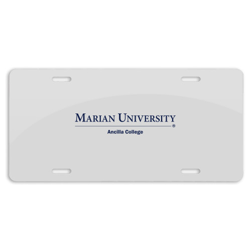  License Plate - Ancilla College