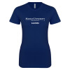 Thumbnail image for  Next Level Womens Navy Boyfriend Tee