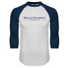 Thumbnail image for  White/Navy Raglan Baseball T Shirt