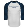Thumbnail image for  White/Navy Raglan Baseball T Shirt