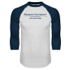 Thumbnail image for  White/Navy Raglan Baseball T Shirt