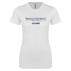 Thumbnail image for  Next Level Womens White Boyfriend Tee