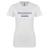 Thumbnail image for  Next Level Womens White Boyfriend Tee