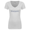 Thumbnail image for  Next Level Womens White Ideal V Tee