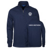 Thumbnail image for  Navy Slub Fleece 1/4 Zip Pullover