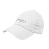 Thumbnail image for  White Unstructured Adjustable Low Profile Hat