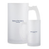 Thumbnail image for  Full Color Decorative Frosted Glass Mug 16oz