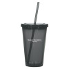 Thumbnail image for  Madison Double Wall Charcoal Tumbler w/Straw 16oz