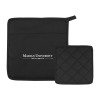 Thumbnail image for  Quilted Canvas Black Pot Holder