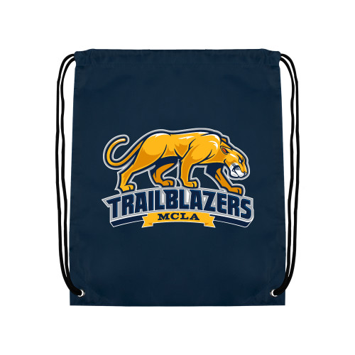  Navy Drawstring Backpack - Primary Mark
