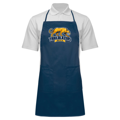  Full Length Navy Apron - Primary Mark