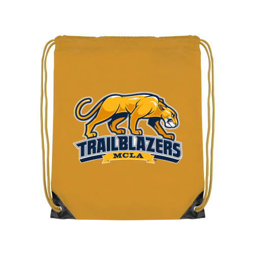  Gold Drawstring Backpack - Primary Mark