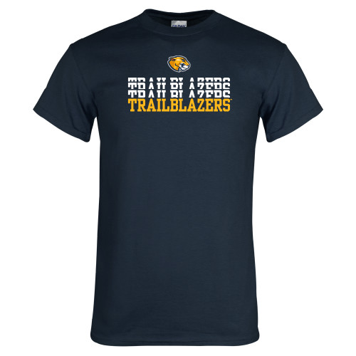  Navy T Shirt - Trailblazers Repeating