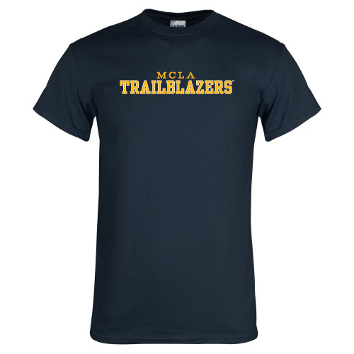  Navy T Shirt - MCLA Trailblazers