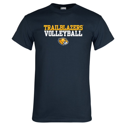  Navy T Shirt - Volleyball Workmark