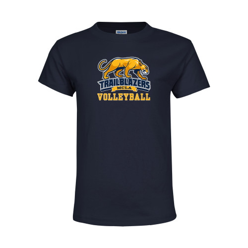  Youth Navy T Shirt - Volleyball